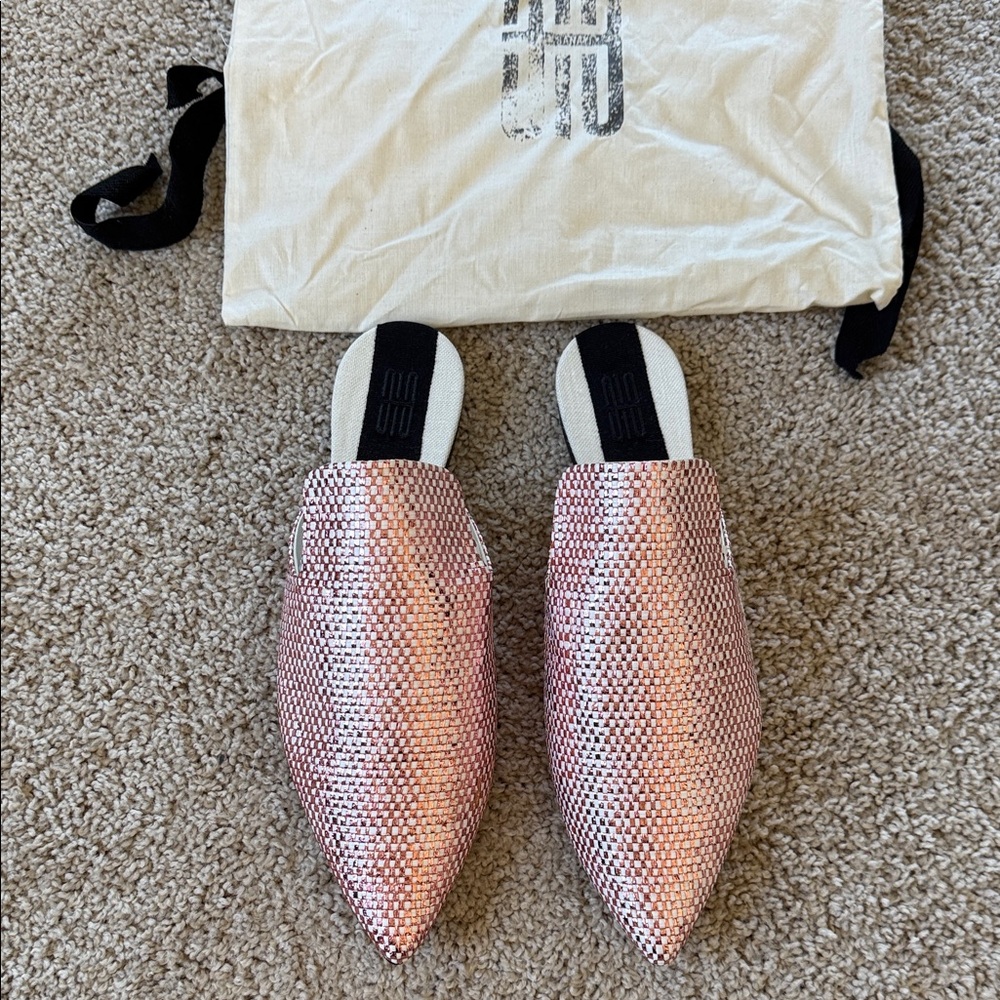 Sanayi 313 Pink Mules size 10 perfect condition